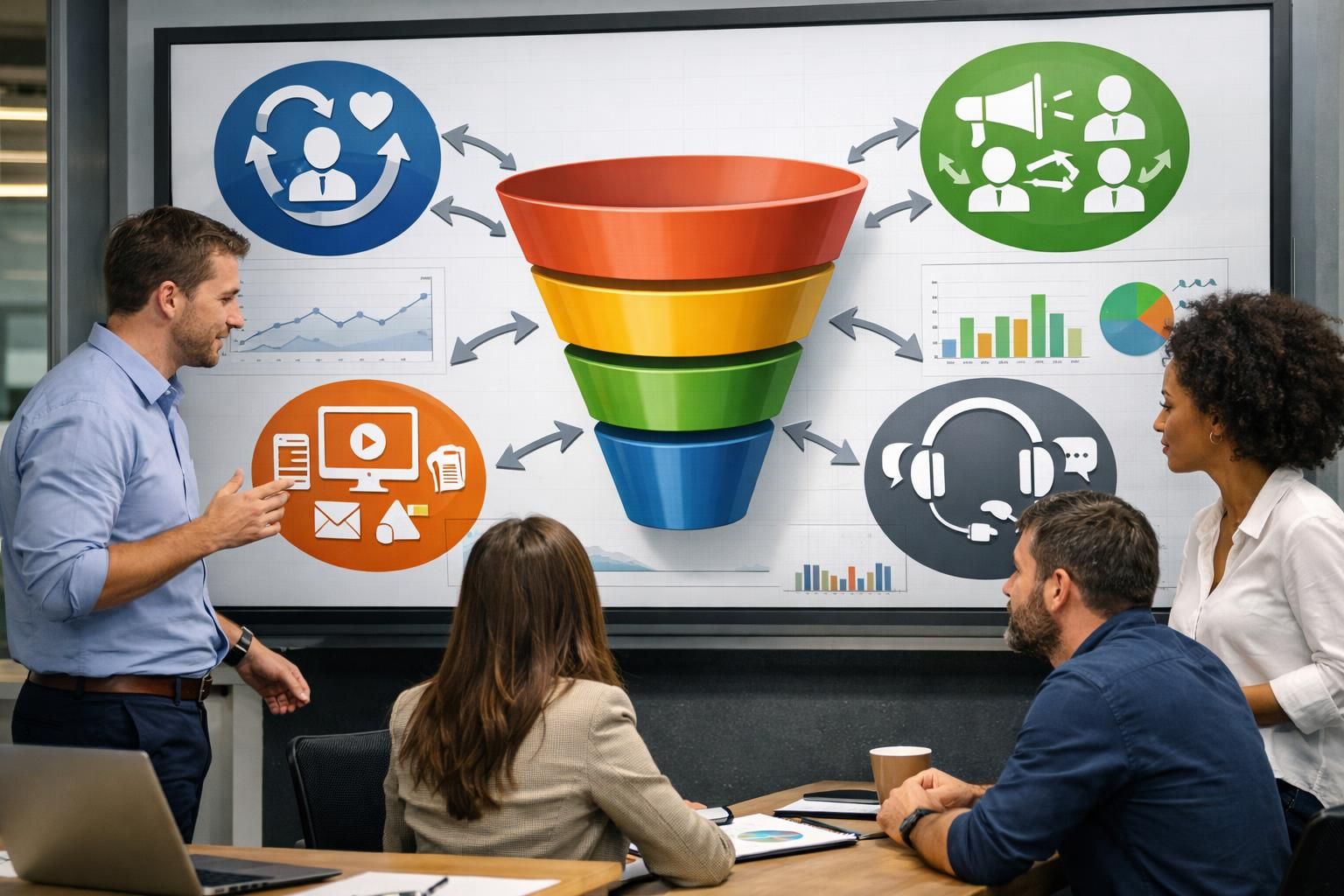 découvrez les différences entre le funnel traditionnel et l'écosystème moderne, une nouvelle architecture de vente pour optimiser votre stratégie marketing et augmenter vos conversions.