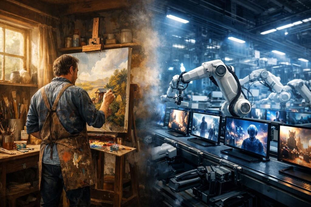 découvrez comment les contenus incarnés offrent une réponse authentique et humaine à l'industrialisation croissante des créations par l'intelligence artificielle.